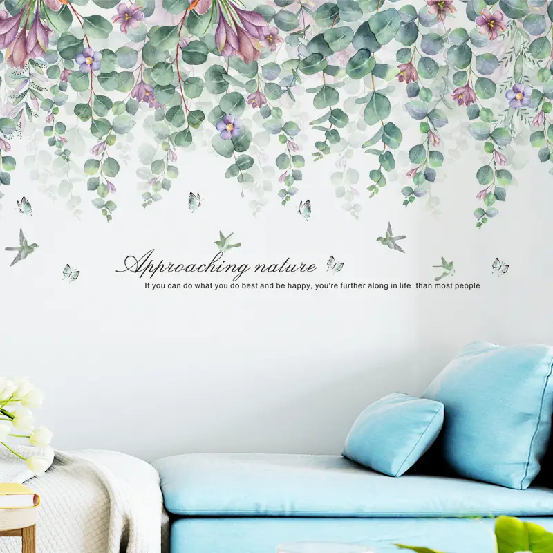 Tropical Wall Sticker for Bedroom Decor
