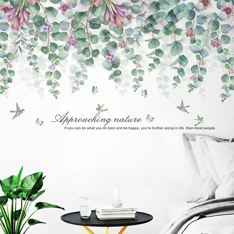 Tropical Wall Sticker for Bedroom Decor