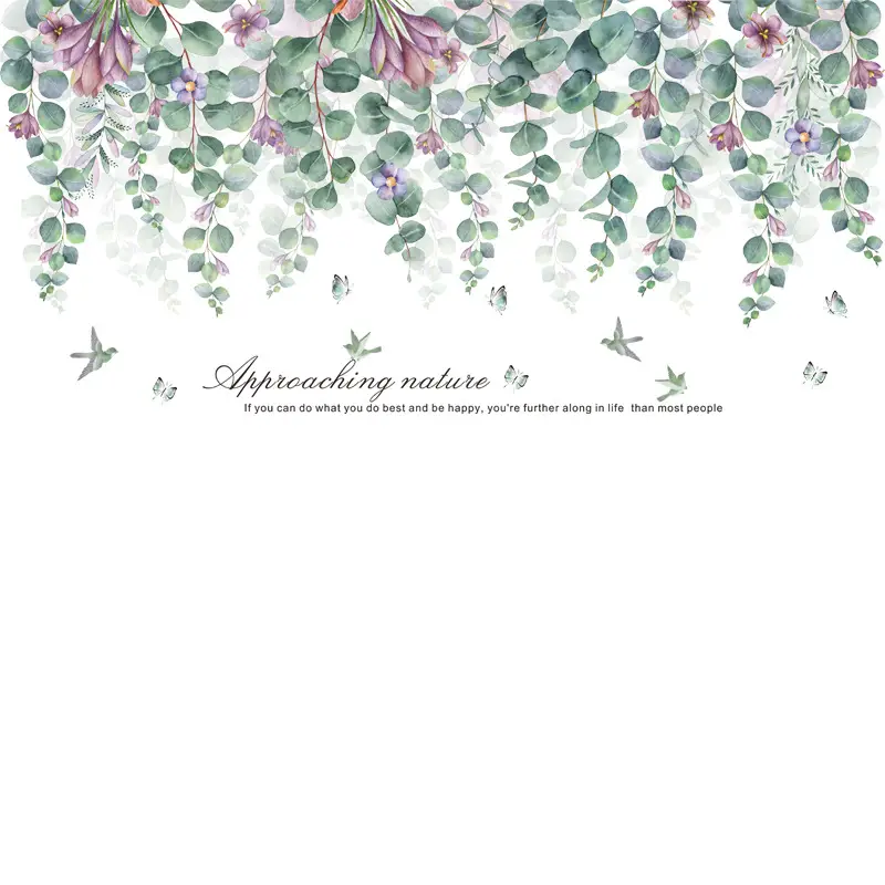 Tropical Wall Sticker for Bedroom Decor