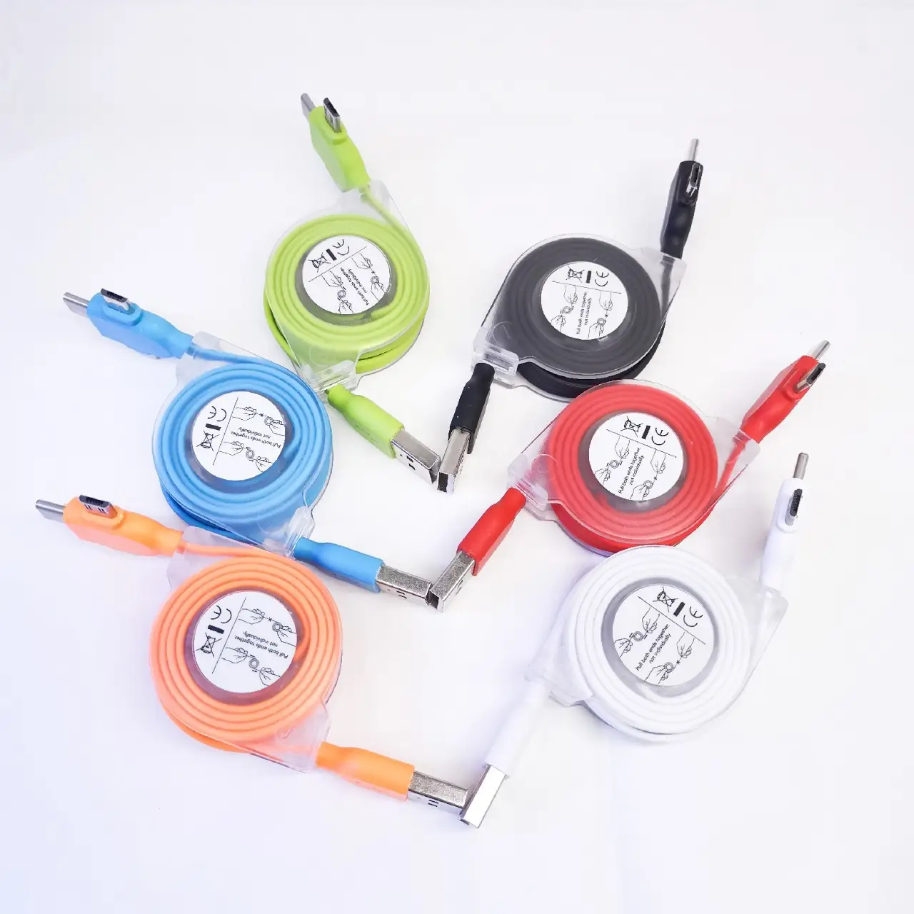 Fast Three-in-One Android Charging Cable Red — feature 2