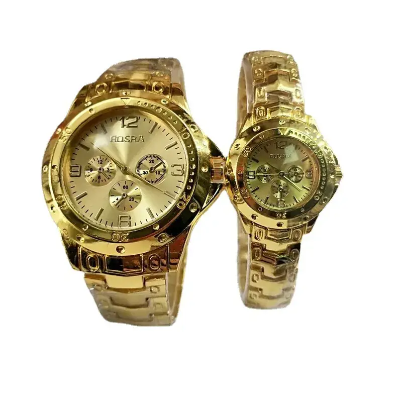 Rusha Steel Belt Watch Business Quartz Three-Eye Six-Pin - Image 6