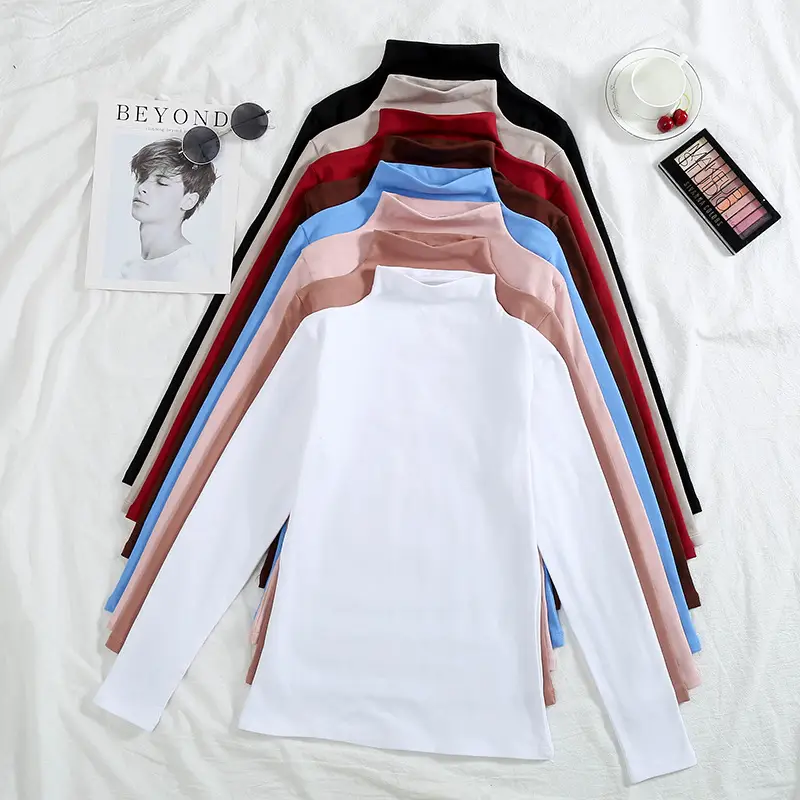 Women Velvet Long Sleeve T-Shirt Set Autumn Winter Korean Style - Image 15