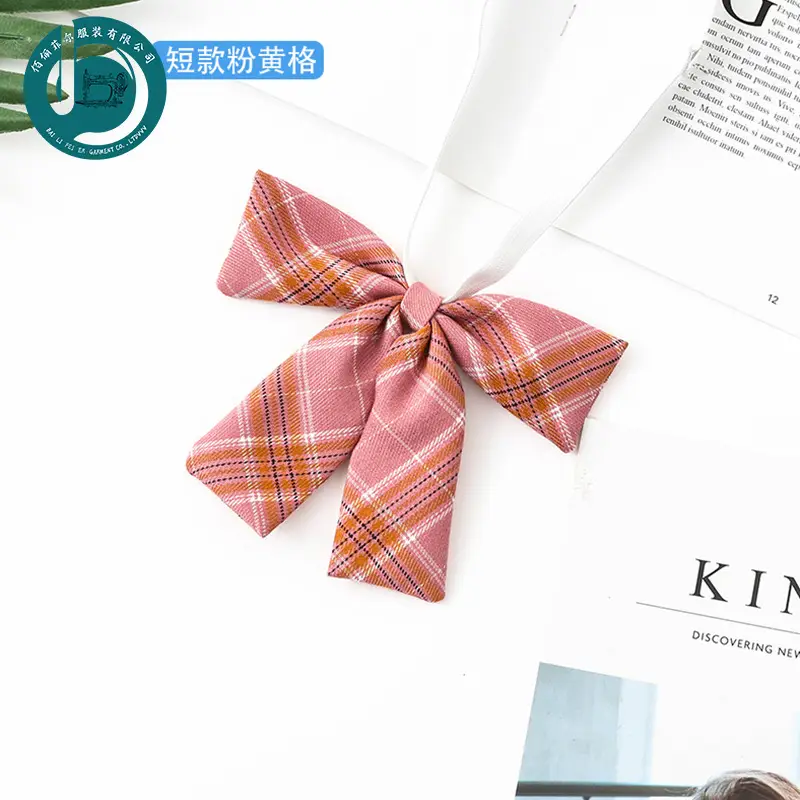 Black Japanese Uniform Bow Collar Tie for College Students - Image 9