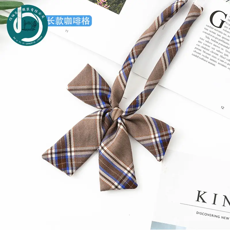 Black Japanese Uniform Bow Collar Tie for College Students - Image 11