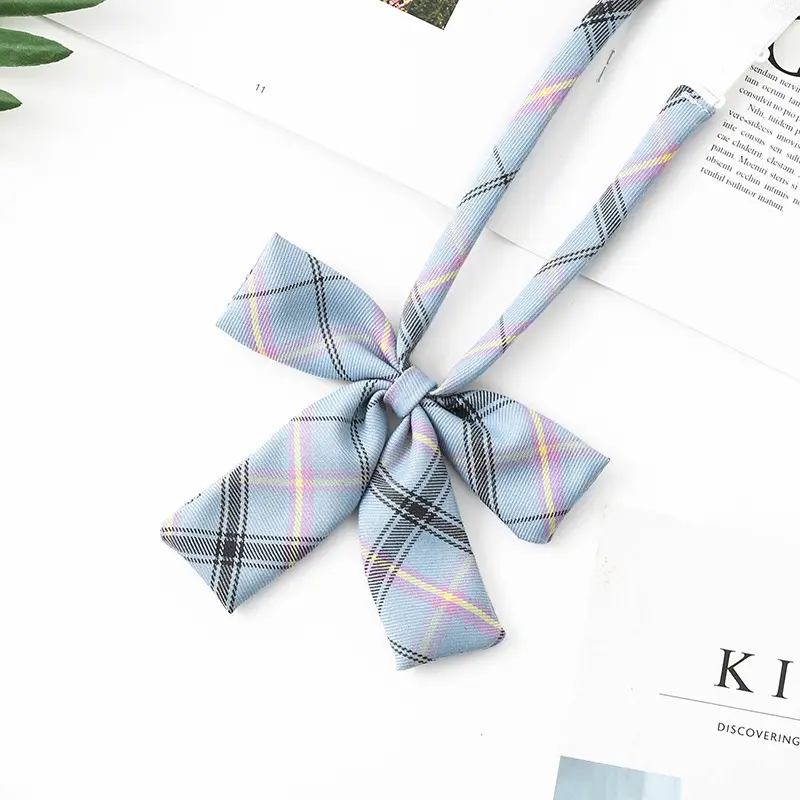 Black Japanese Uniform Bow Collar Tie for College Students - Image 6