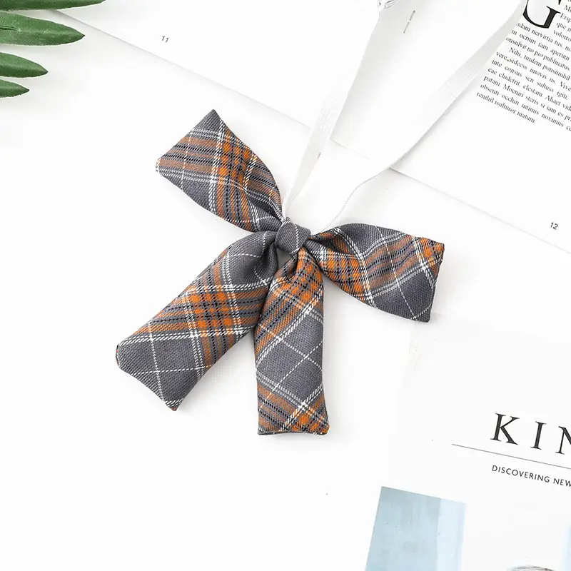 Black Japanese Uniform Bow Collar Tie for College Students - Image 2