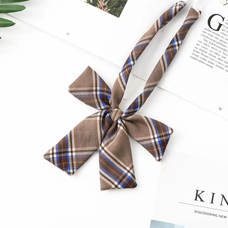 Black Japanese Uniform Bow Collar Tie for College Students - Image 4