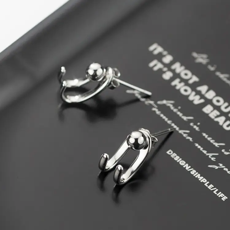 S925 Silver Hook Earrings for Women - Image 4
