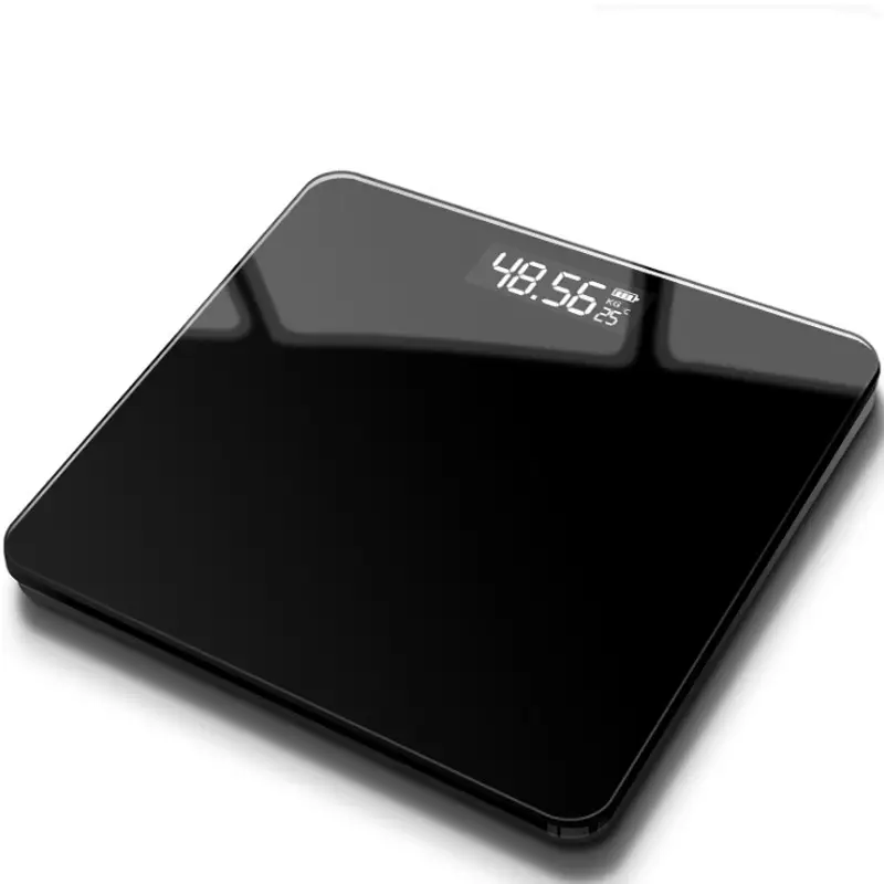 Pink Digital Body Weight Scale with Temperature Display - Image 3