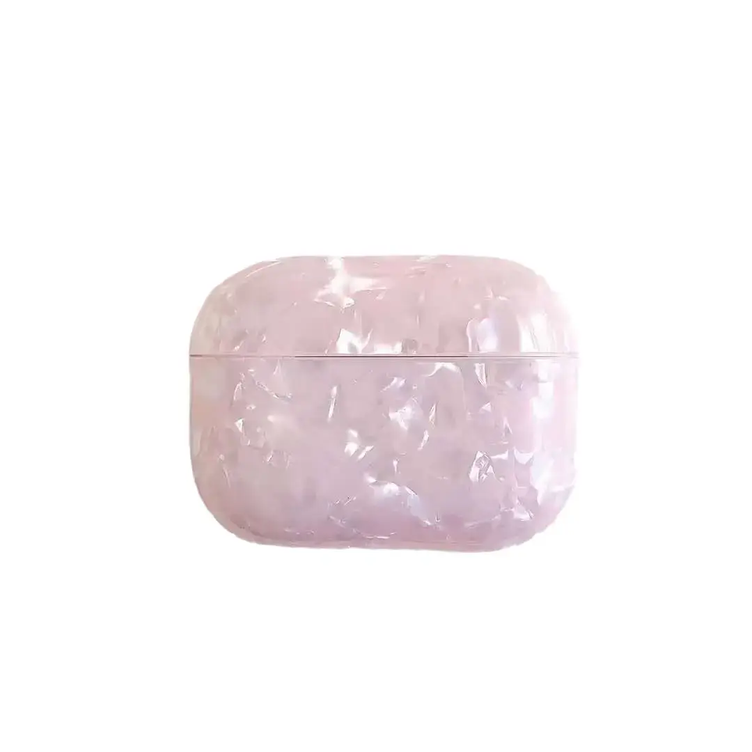 Pink Shell Pattern Airpods Protective Case