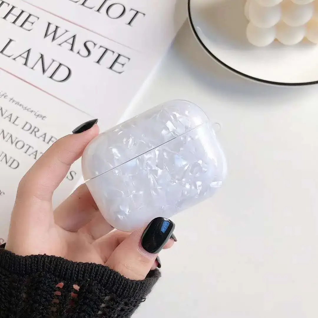 Pink Shell Pattern Airpods Protective Case