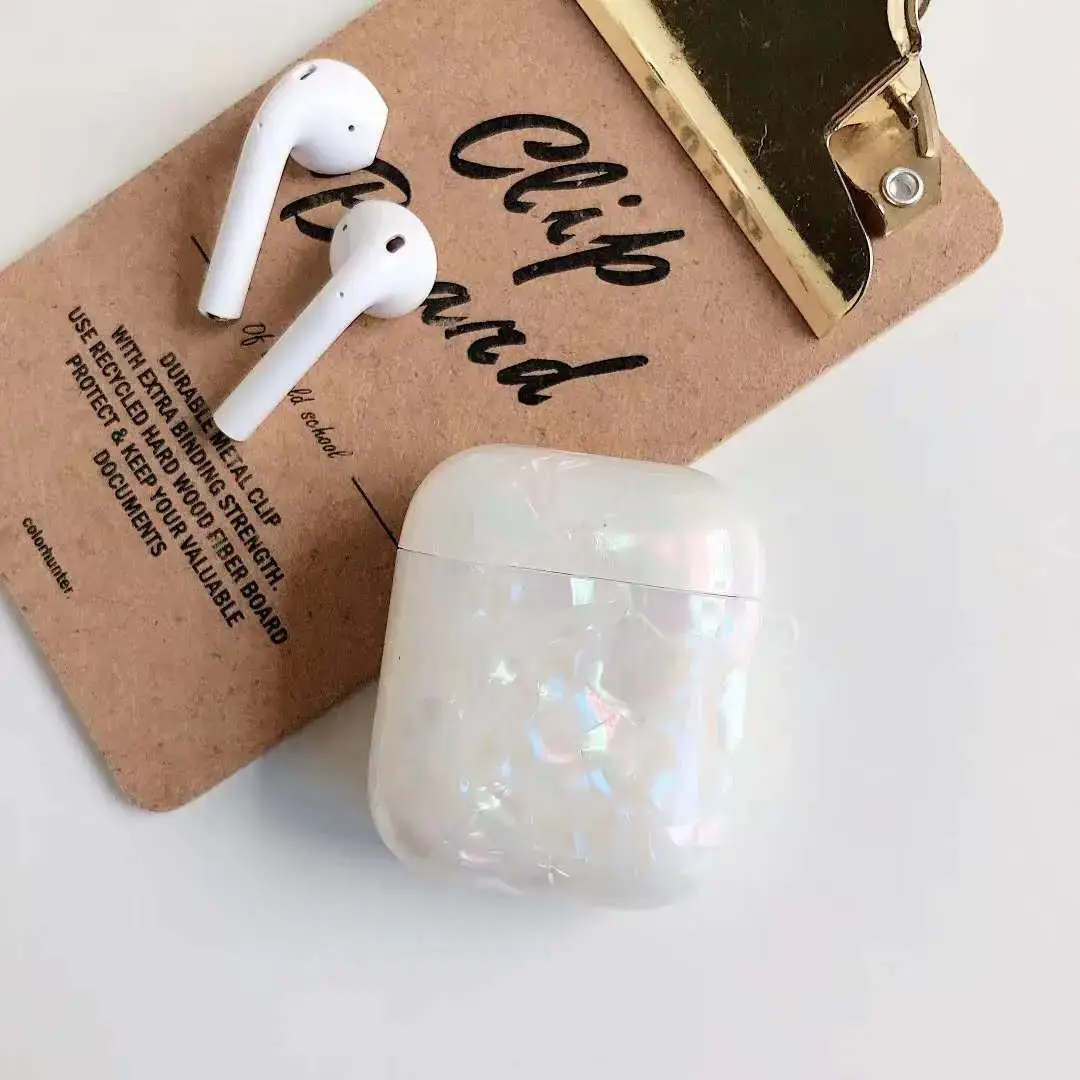 Pink Shell Pattern Airpods Protective Case