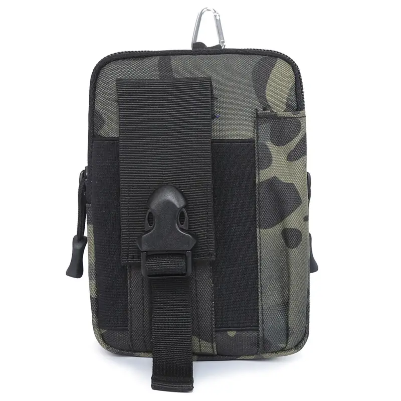 Military Tactical Waist Bag Black Waterproof Mobile Carry