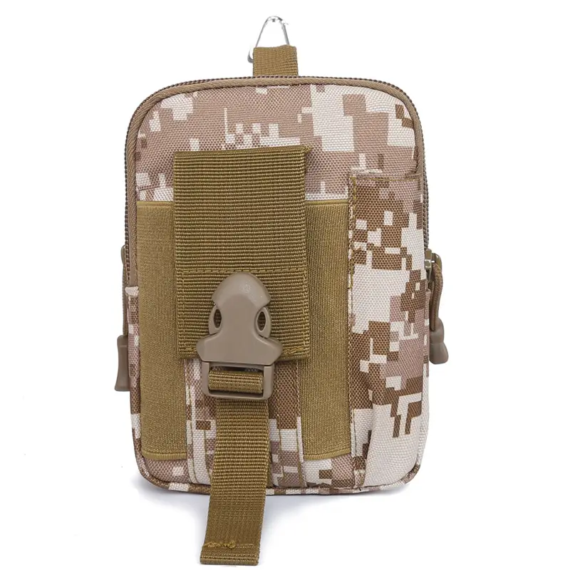 Military Tactical Waist Bag Black Waterproof Mobile Carry