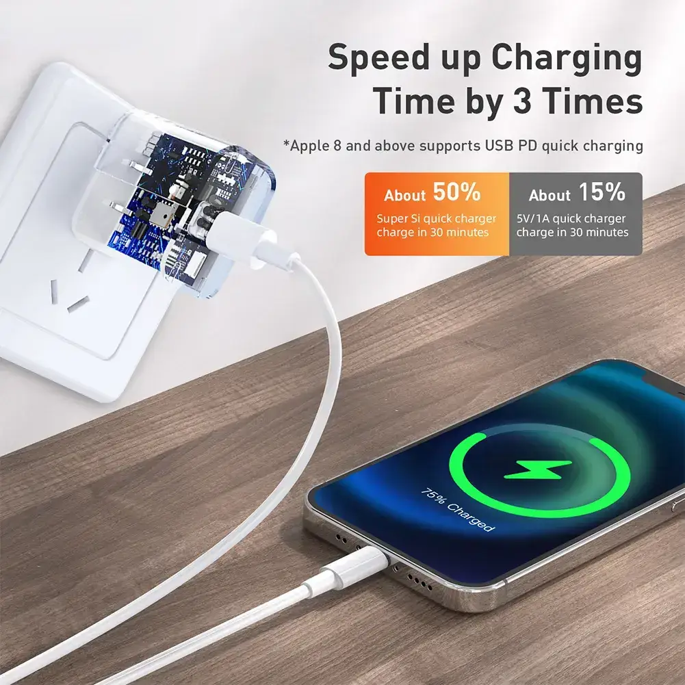 Pd20W Fast Charging Charger Type-C EU Plug - Image 18