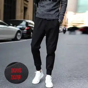 Men Black Super Hot Pants National Tide Big Pocket Casual Loose — feature 11
