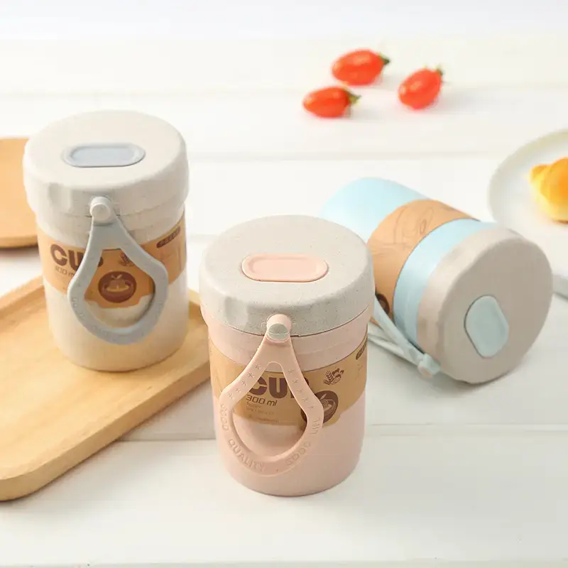 Wheat Flavored Portable Cup for Milk Tea & Breakfast - Image 6