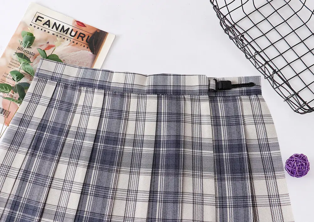 Japanese Style Plaid Skirt for Girls School Uniform - Image 9