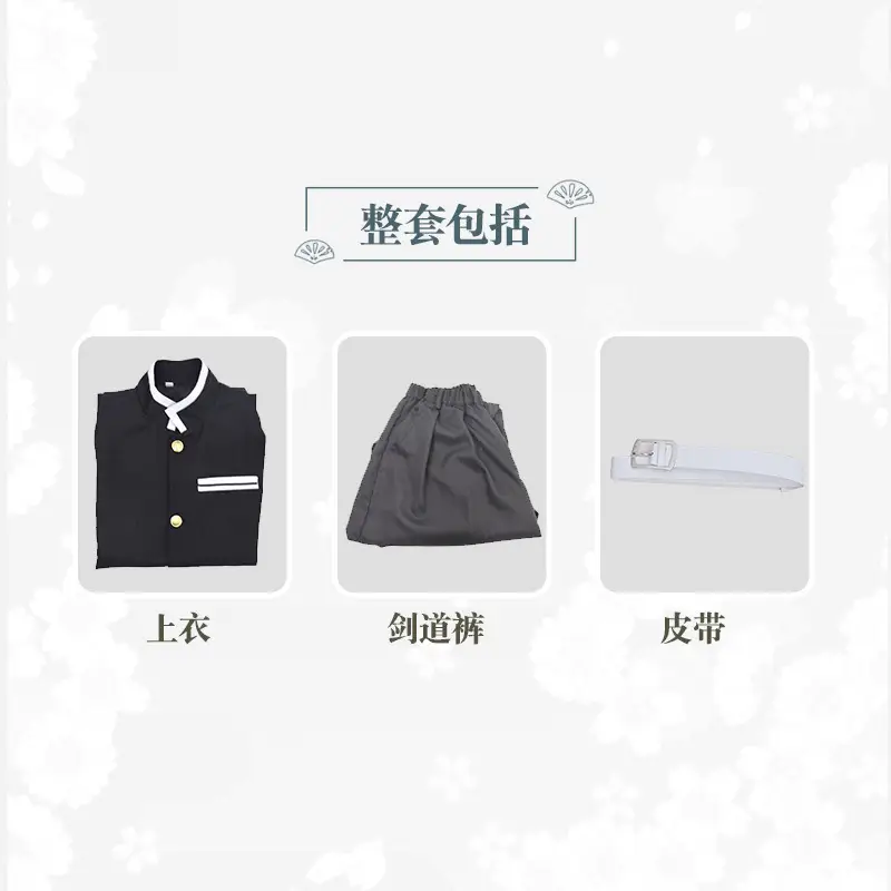 Demon Slayer Kimetsu Uniform Rengoku Kyoujurou Costume Set - Image 7