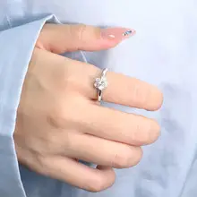 Women's Cold Wind Adjustable Zircon Moonstone Ring — feature 6