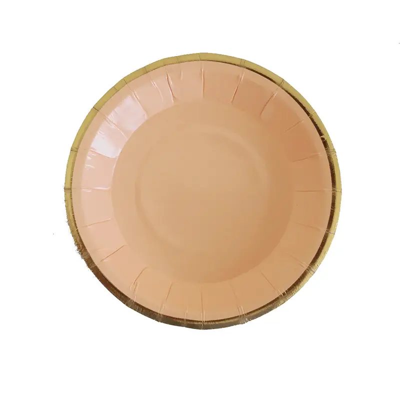 New Disposable Pink Wedding Dessert Plate Party Tableware Dinner Plate Children's Picnic Fruit Small Plate - Image 6