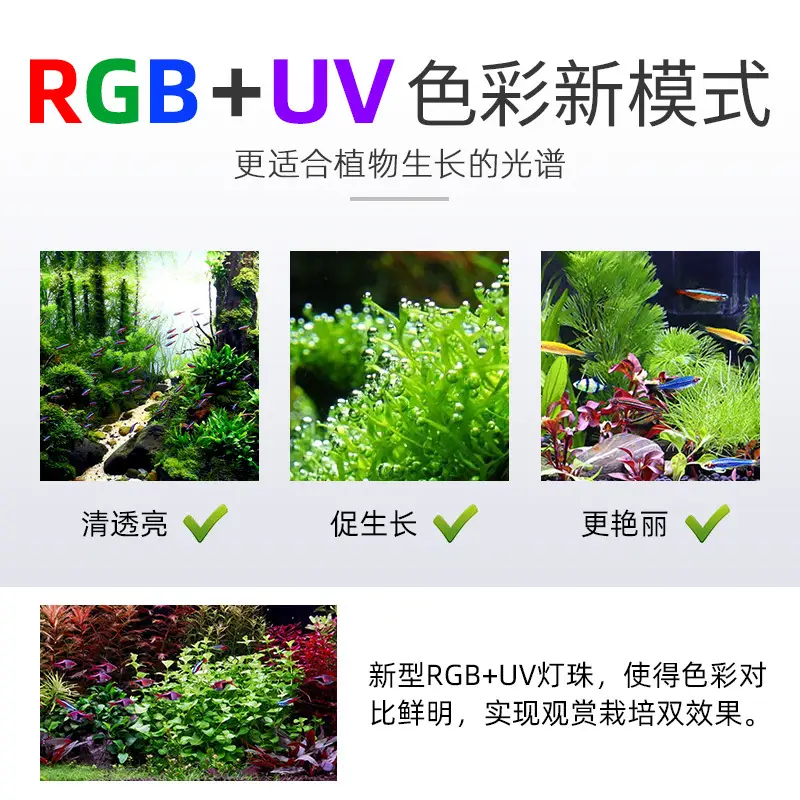 RGB+UV Water Grass Lamp for Plant Growth & Color Enhancement - Image 4