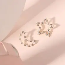 Gold Crossed Ear Rings for Women Retro Style — feature 14