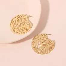 Gold Crossed Ear Rings for Women Retro Style — feature 3