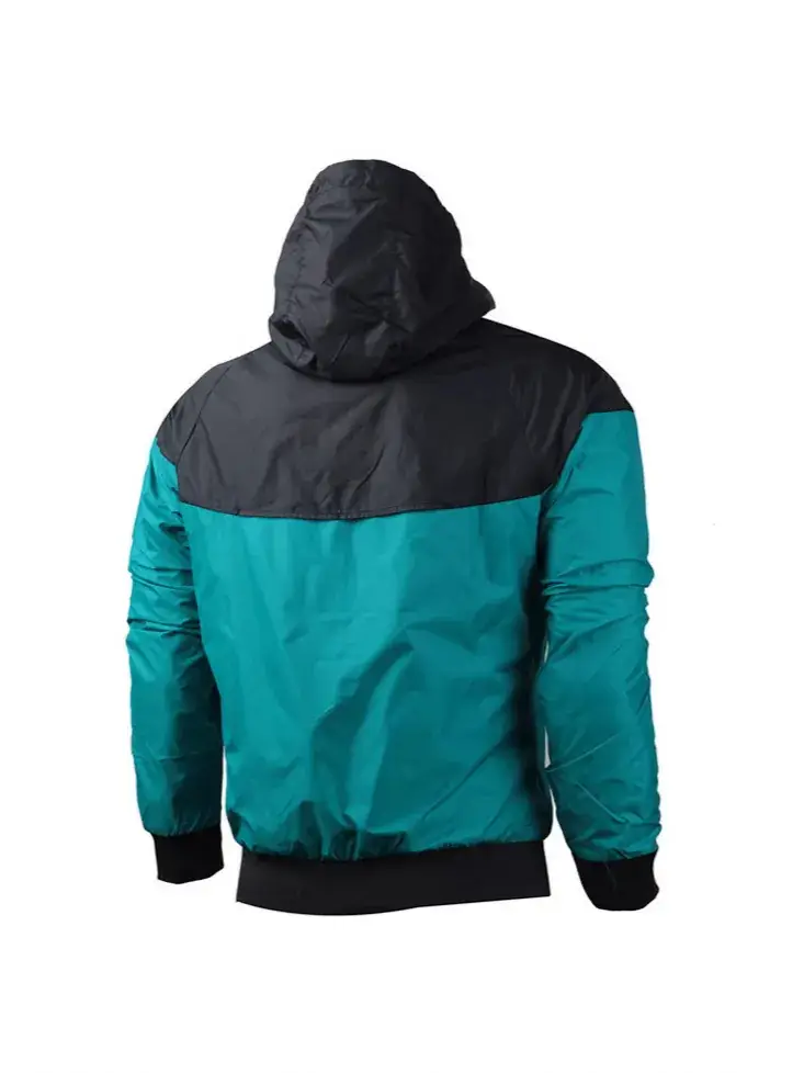 Men's Windproof Red Black Hoodie Running Jacket - Image 10