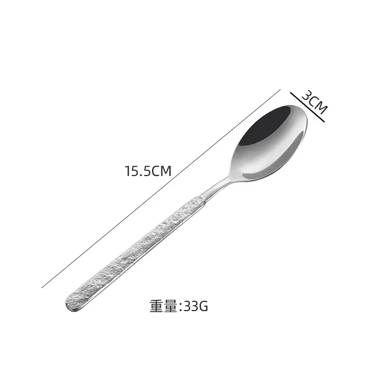304 Stainless Steel Western Tableware Spoon Fork Knife Set