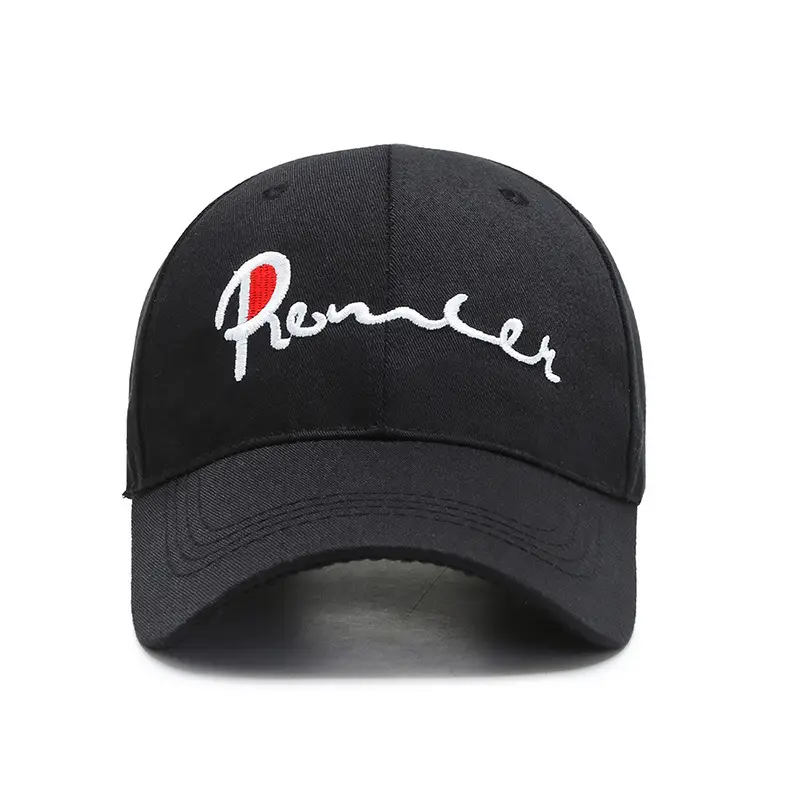 White Blue Logo Baseball Cap for Men Women