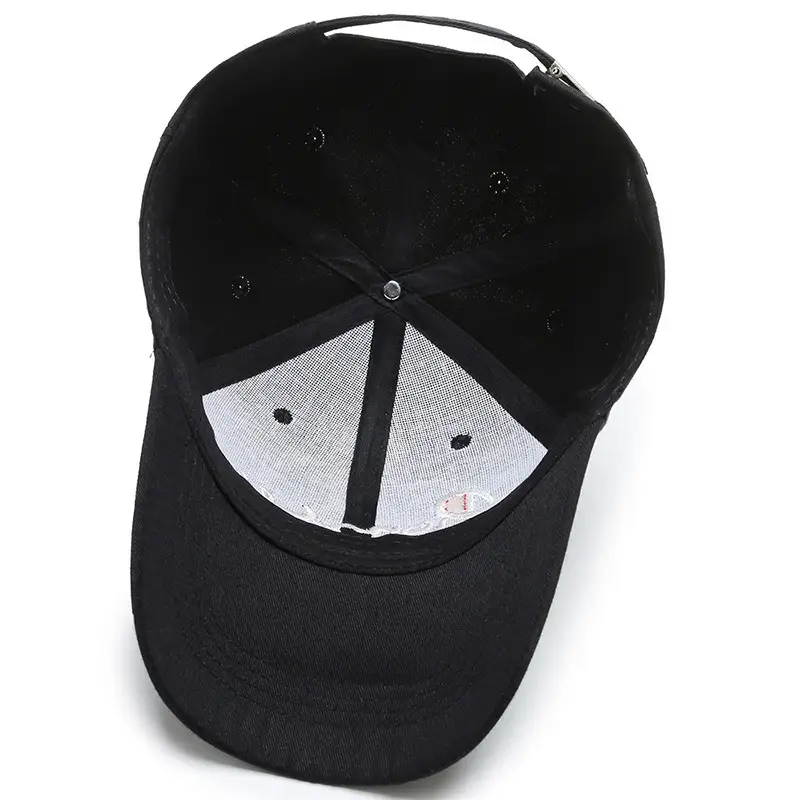 White Blue Logo Baseball Cap for Men Women