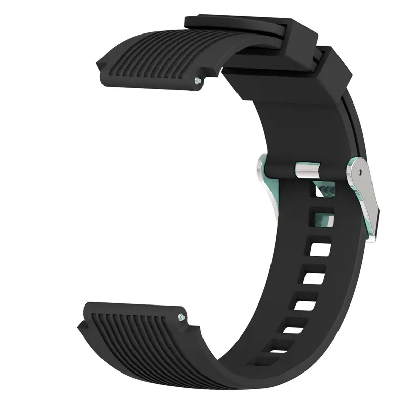 Pink Silicone Vertical Strap Watch for Men Women