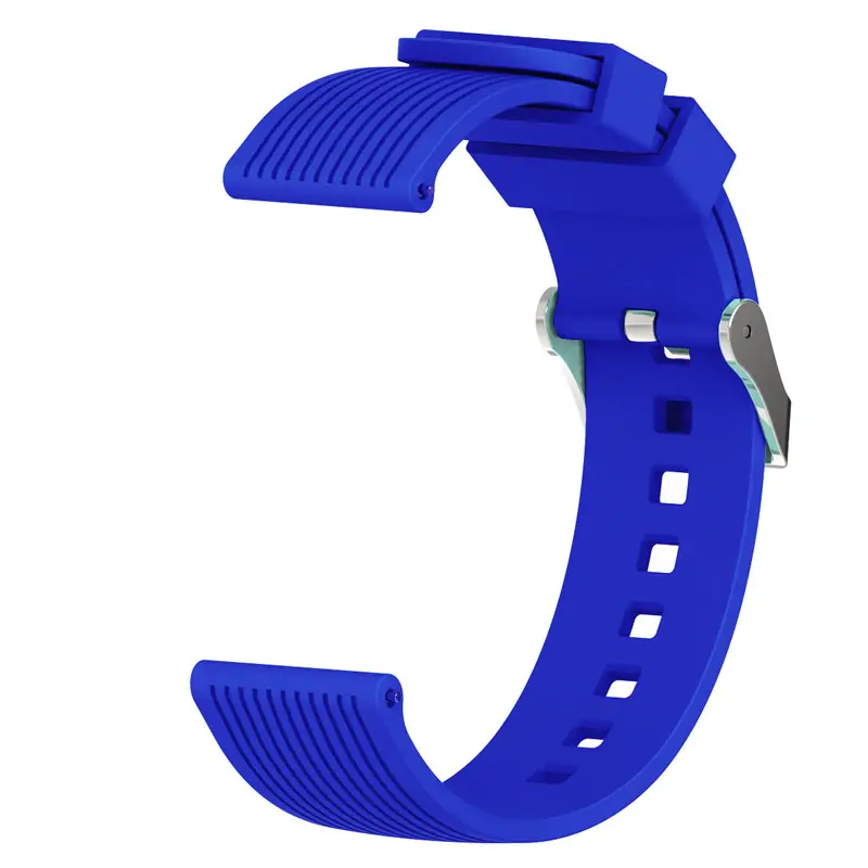 Pink Silicone Vertical Strap Watch for Men Women