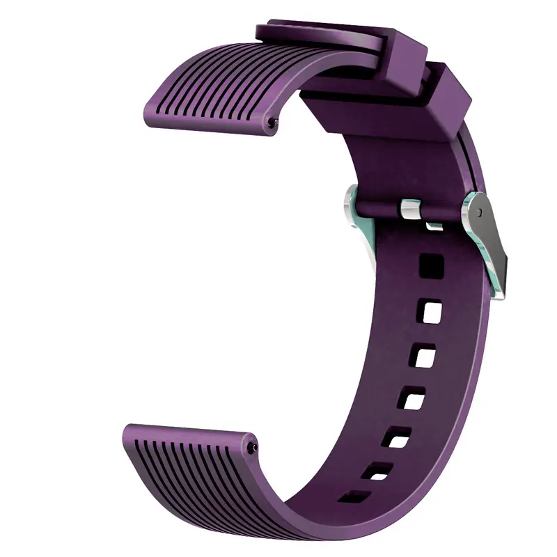 Pink Silicone Vertical Strap Watch for Men Women