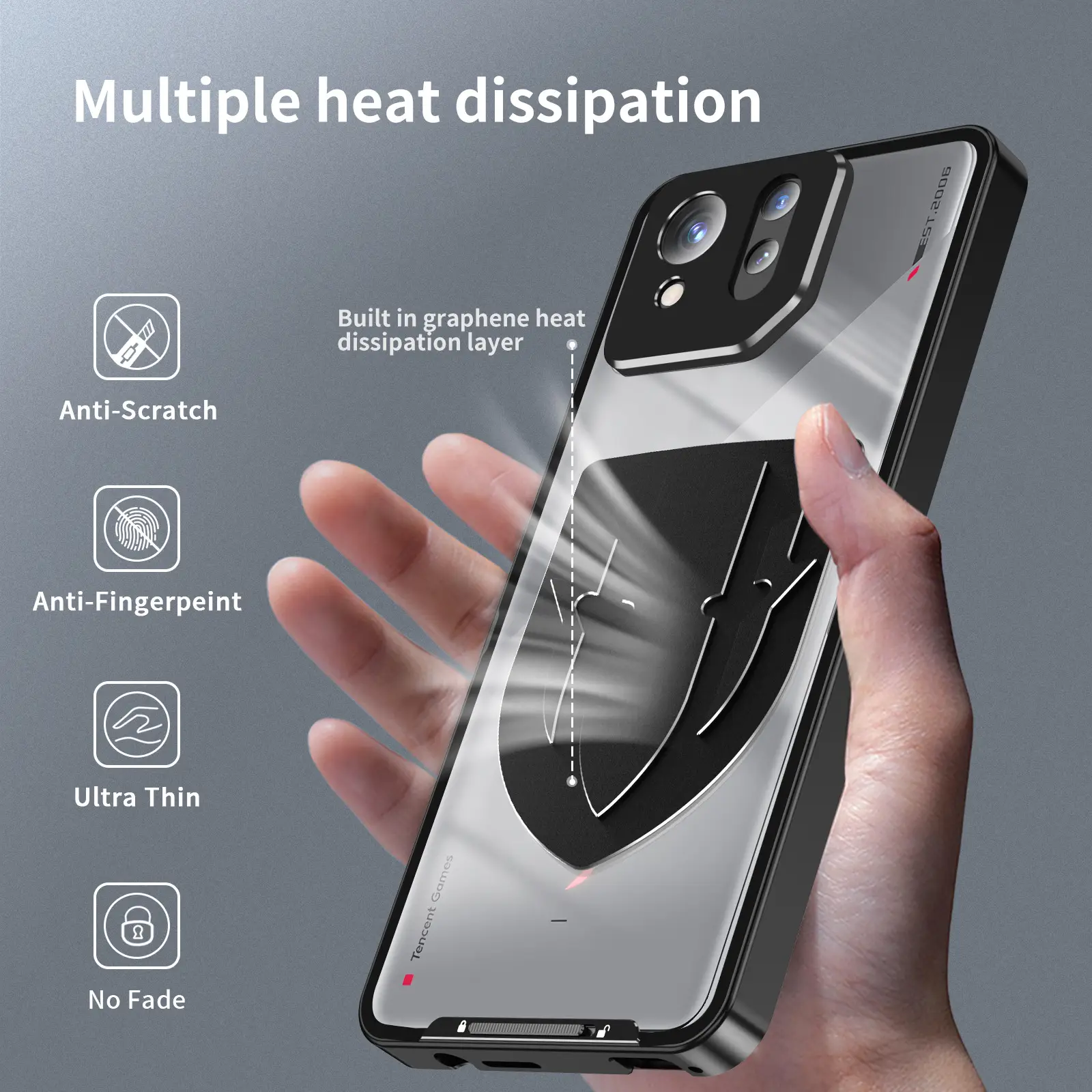Asus Ro9Pro Metal Cooling Case with 480G Heat Resistant Design — feature 10