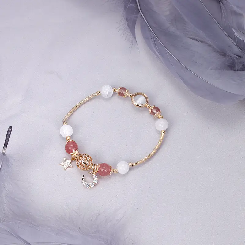 Hollow ball White popcorn bracelet
