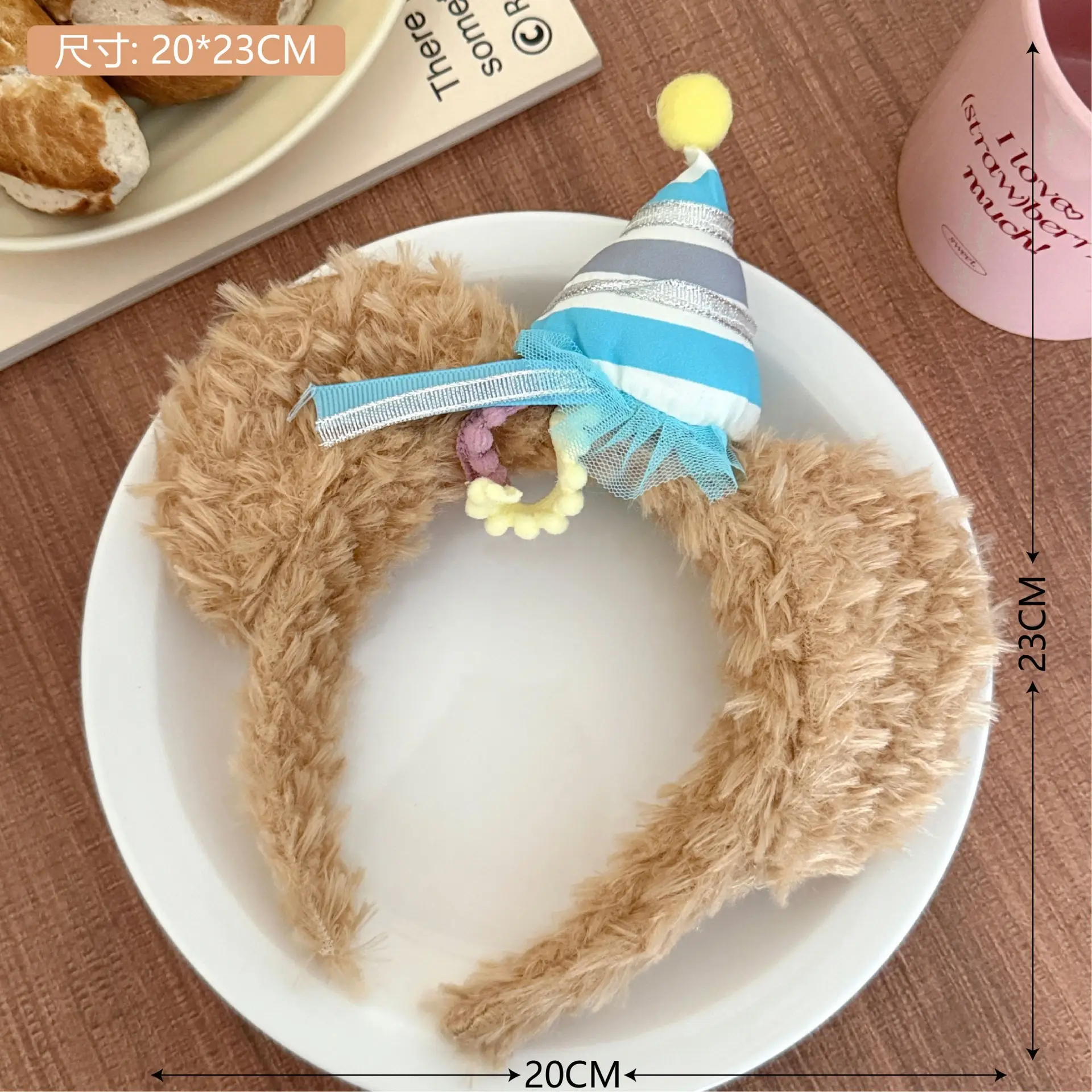 New Cute Bow Bear Ear Plush Hair Band for Girls - Image 7