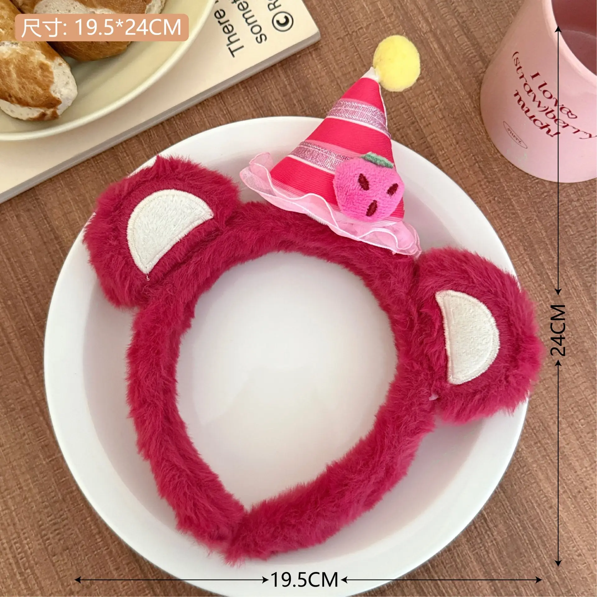 New Cute Bow Bear Ear Plush Hair Band for Girls - Image 9