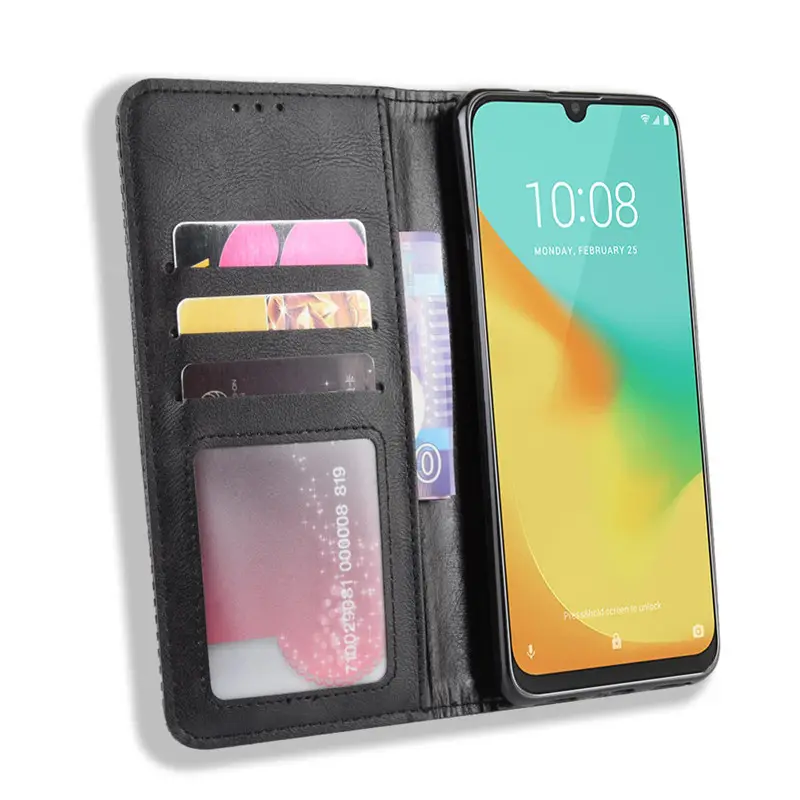 ZTE V10 Phone Holster Magnetic Suction Flip Card - Image 7