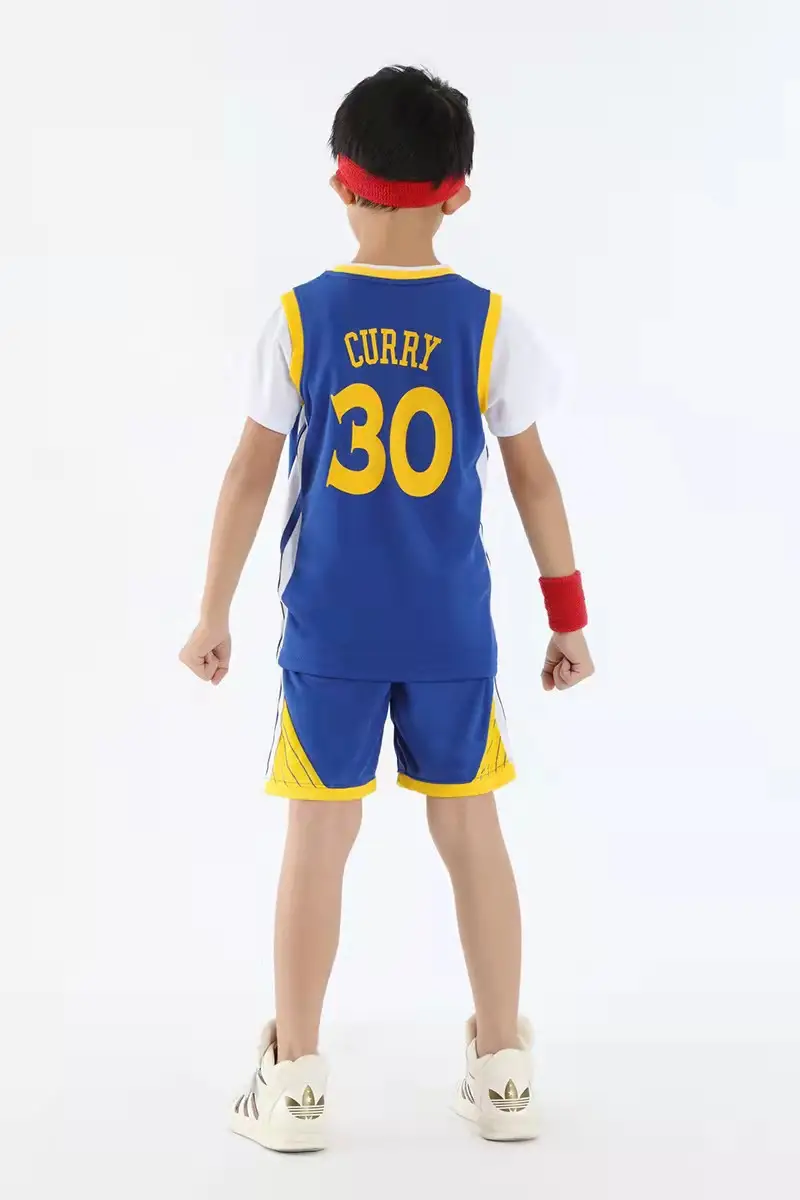 Kids Lakers Basketball Suit Yellow 23 Size - Image 4