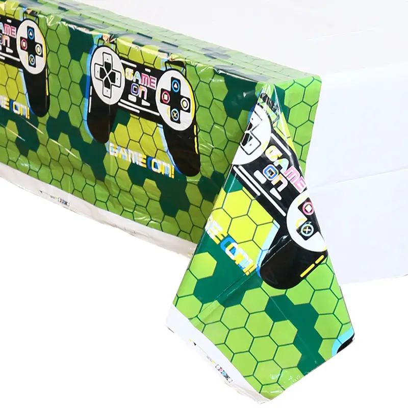Amazon Disposable Tablecloth Playing Cards Casino Party Football Baseball 54x108 inch