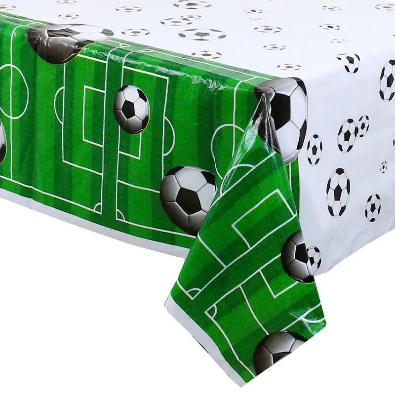 Amazon Disposable Tablecloth Playing Cards Casino Party Football Baseball 54x108 inch