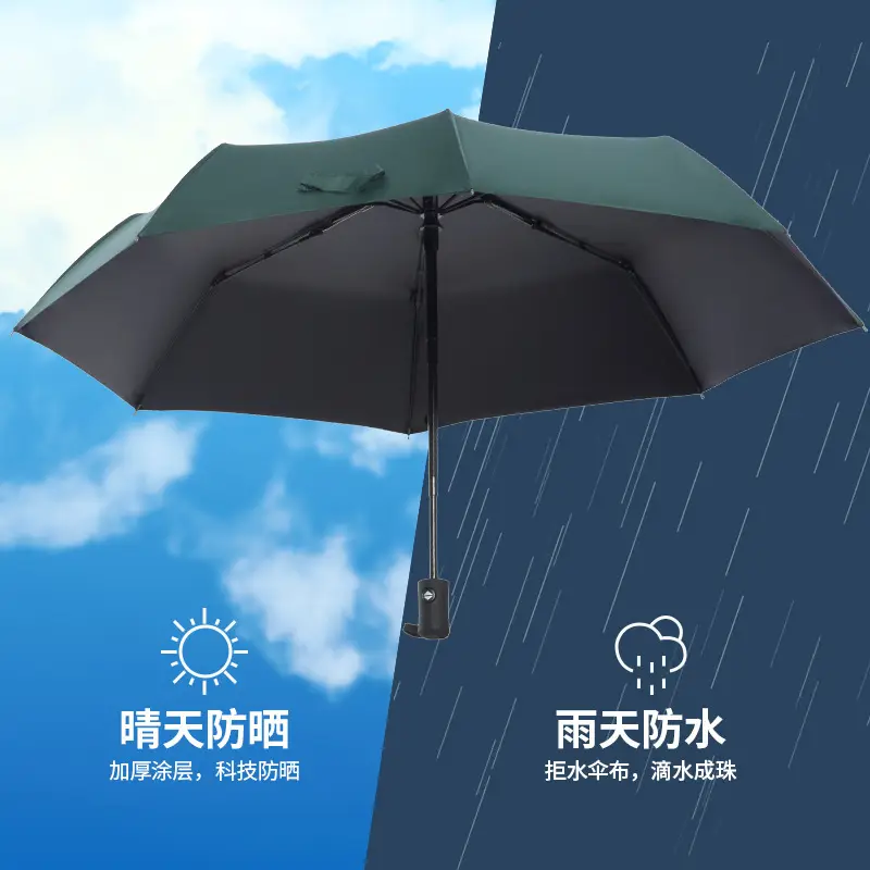 Pink Automatic Rain Umbrella 30% UV Protection - Image 6