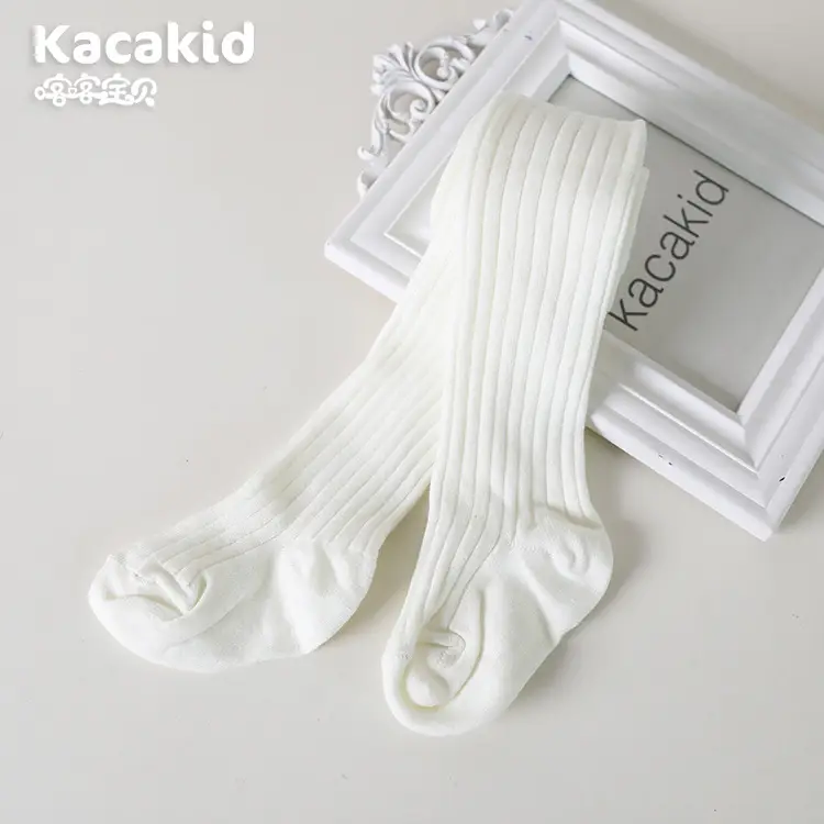 Girls' Grey Fleece Pantyhose Socks Winter Baby Kids