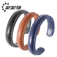 Red Braided Leather Bracelet with Gold Snap Button — feature 18