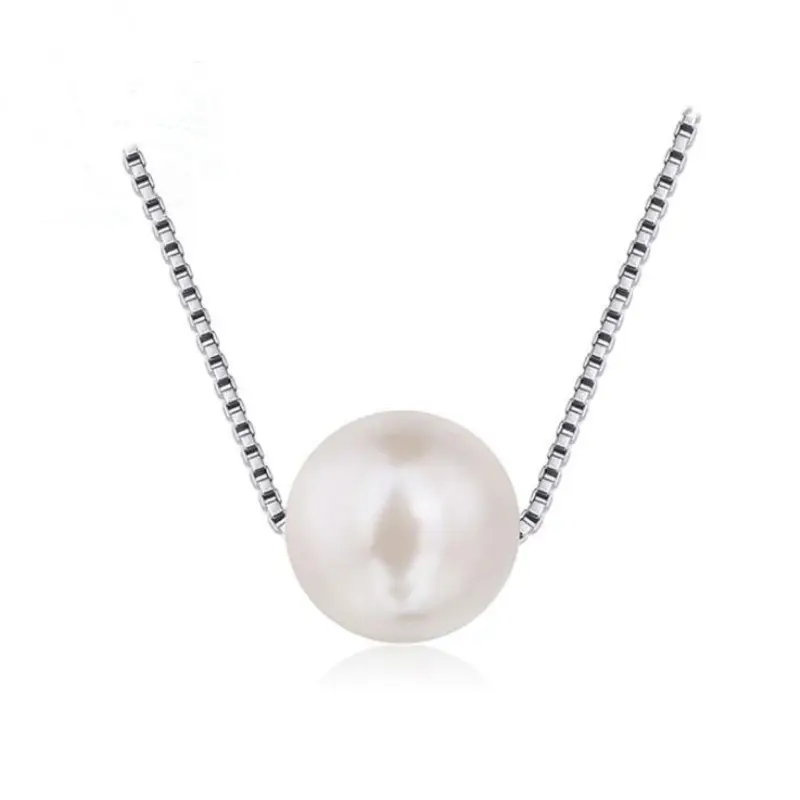 Single Pearl Clavicle Necklace for Women - Image 5
