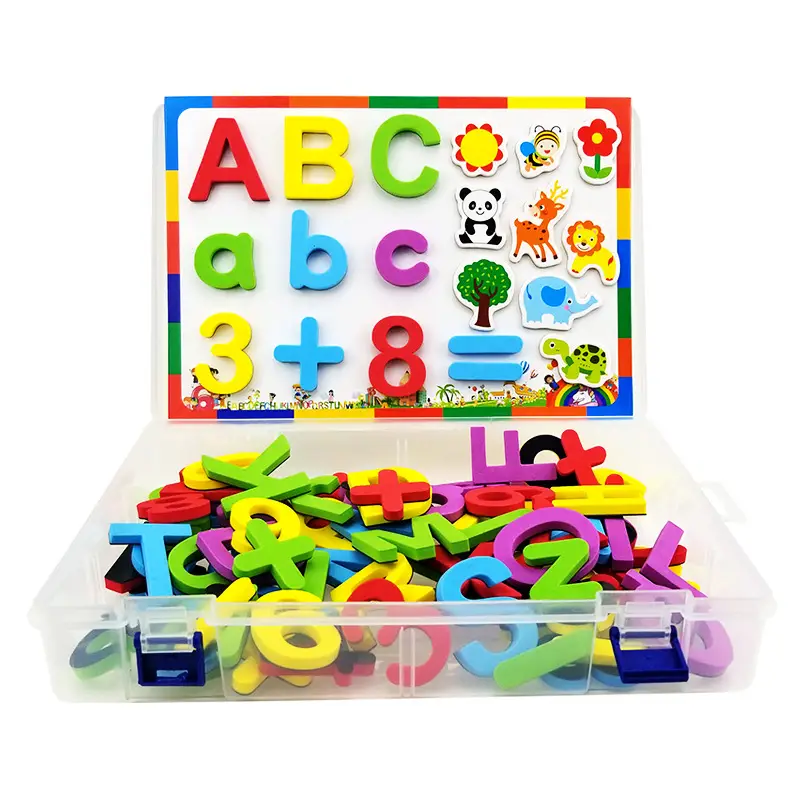 Magnetic English Alphabet Stickers for Kids Educational Toy