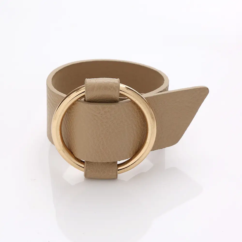 Women's Adjustable Rose Gold Bracelet Stainless Steel — feature 11