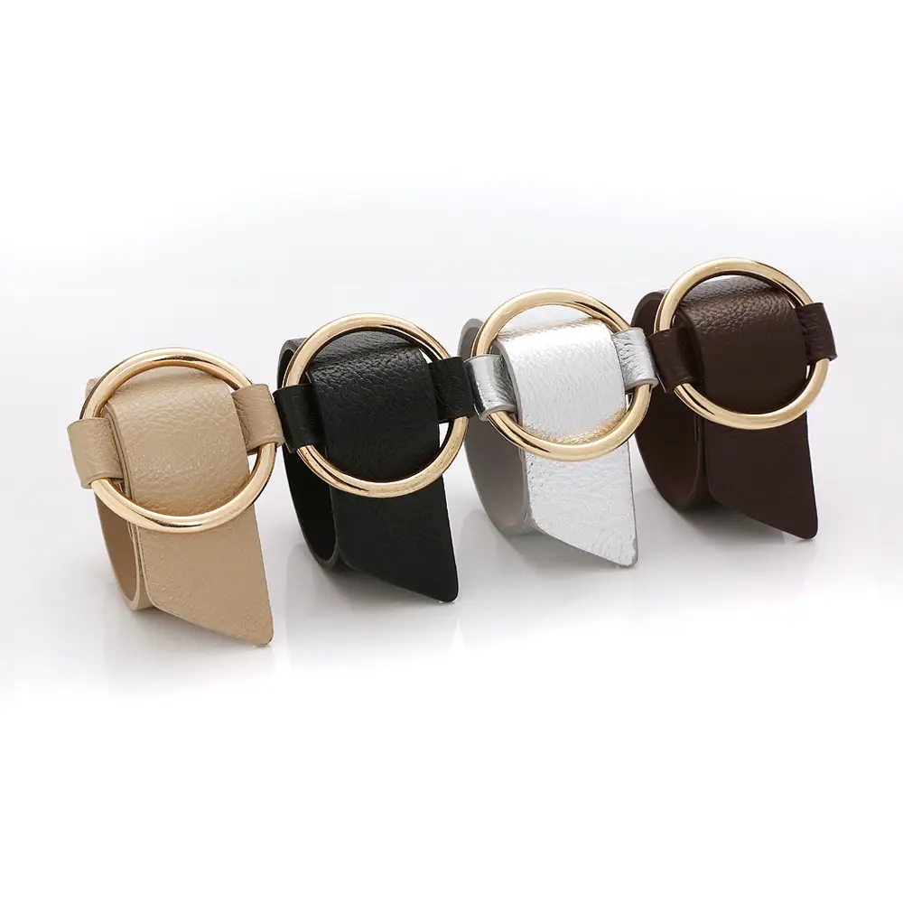 Women's Adjustable Rose Gold Bracelet Stainless Steel — feature 4